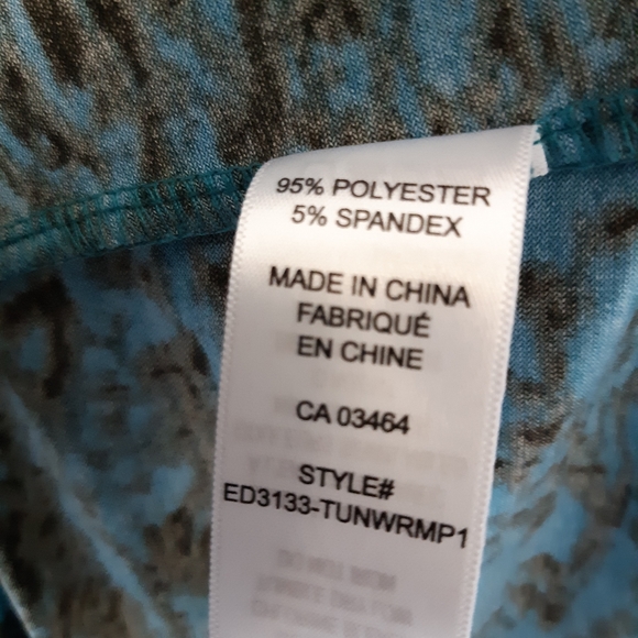 Ricki's medium stretchy teal dress - Picture 3 of 4